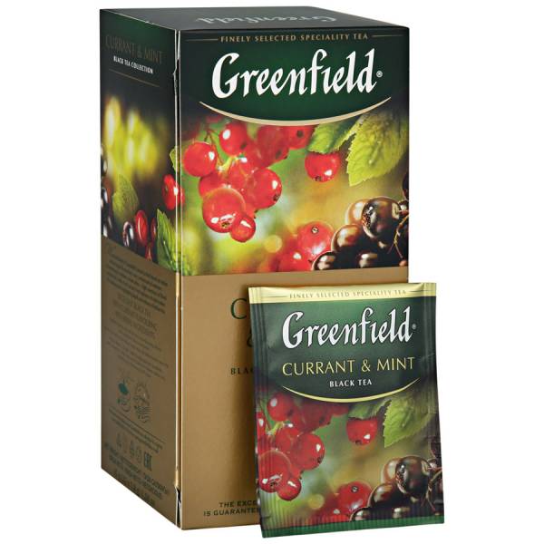 Чай Гринфилд   25 пак. аромат смородины