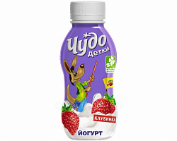 Йогурт Чудо детки  клубника  200гр 2,2%