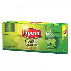 Чай ЛИПТОН 25пак 42,5гр  Зеленый