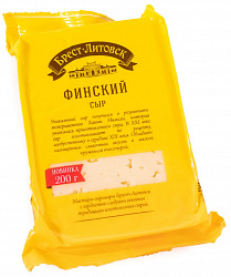 Сыр "Брест-Литовский Финский" 45% 240гр