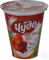 Йогурт Чудо вишня-малина 200гр 2,2%