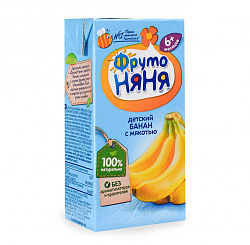Сок 0,2л Фруто-няня банан