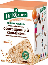 Хлебцы злак.кокт.кальций DR.Korner 100г