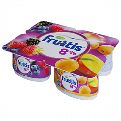 Йогурт 8% Фрутис Супер Экстра  115г абрикос\манго\лесн.ягоды