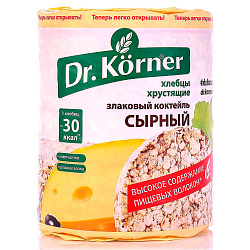 Хлебцы DR.Korner 100г  Сырный