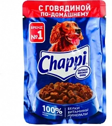 Корм Чаппи для собак говядина по-домашнему 85гр