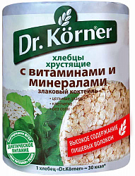 Хлебцы DR.Korner 100г  С витаминами и минералами