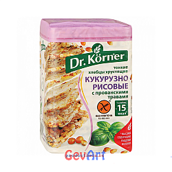 Хлебцы кукурузно-рисовые DR.Korner 100г