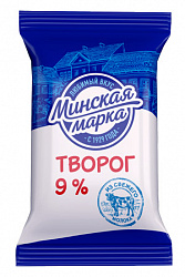 Творог "Минская марка" 9% 180гр