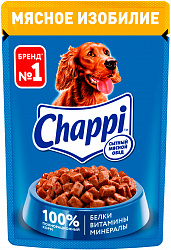 Корм Чаппи для собак мясное изобилие 85гр