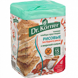 Хлебцы рисовые морск.соль DR.Korner 100г