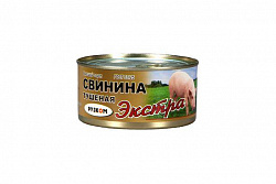 Свинина тушеная ЭКСТРА ГОСТ в/с 325гр ключ (Рузком)