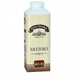 Молоко 3,4-4%  Брест-Литовское 0,75л  кор.