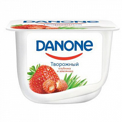 Даноне йогурт 3,6%  170гр  Клубника\земляника