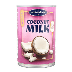 Молоко кокосовое Санта Мария 17% жирн. ж/б 400мл