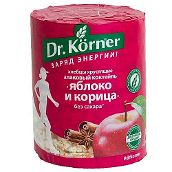 Хлебцы DR.Korner 100г  Яблоко с корицей