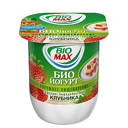 БИО йогур БиоМакс 2,6%  125гр  Клубника