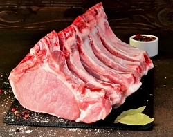 Мясо на ребре свиное охлажд. вес.