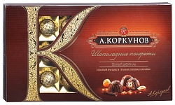 Конфеты Коркунов 190 гр.тём. шок.с лесн. орех